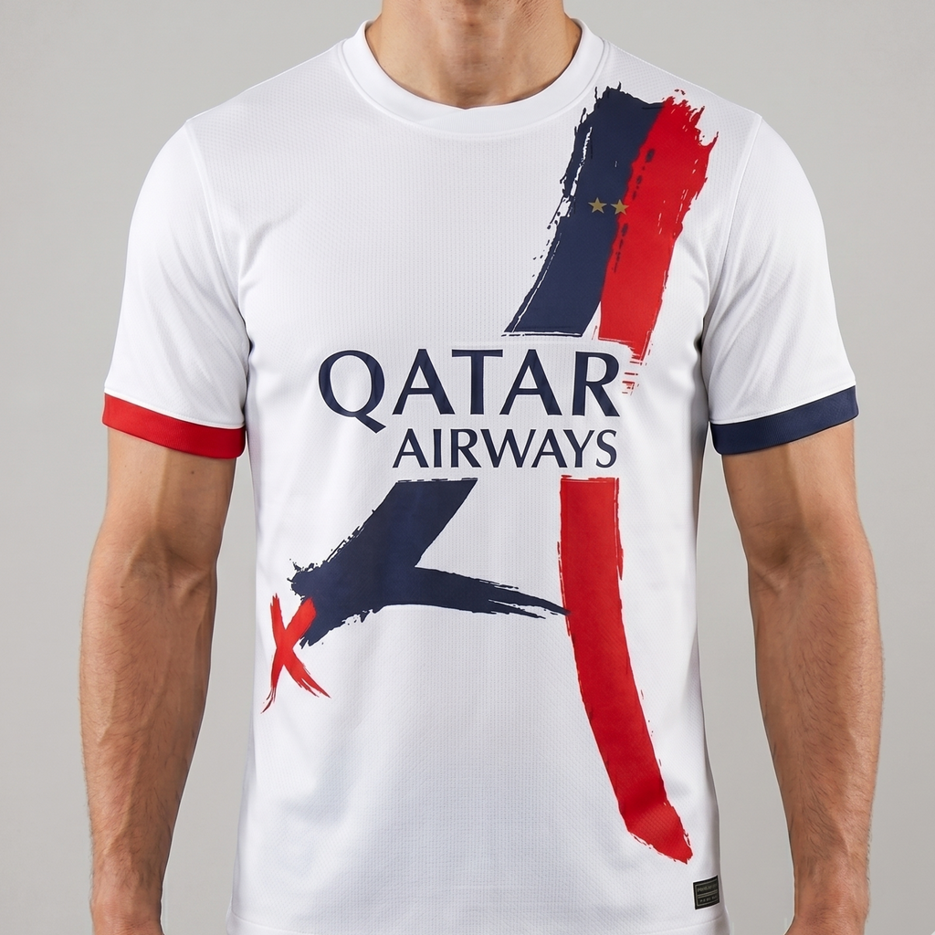 Maillot Extérieur Paris Concept — Édition Brush 2 Étoiles (Flocage Backtoback26)