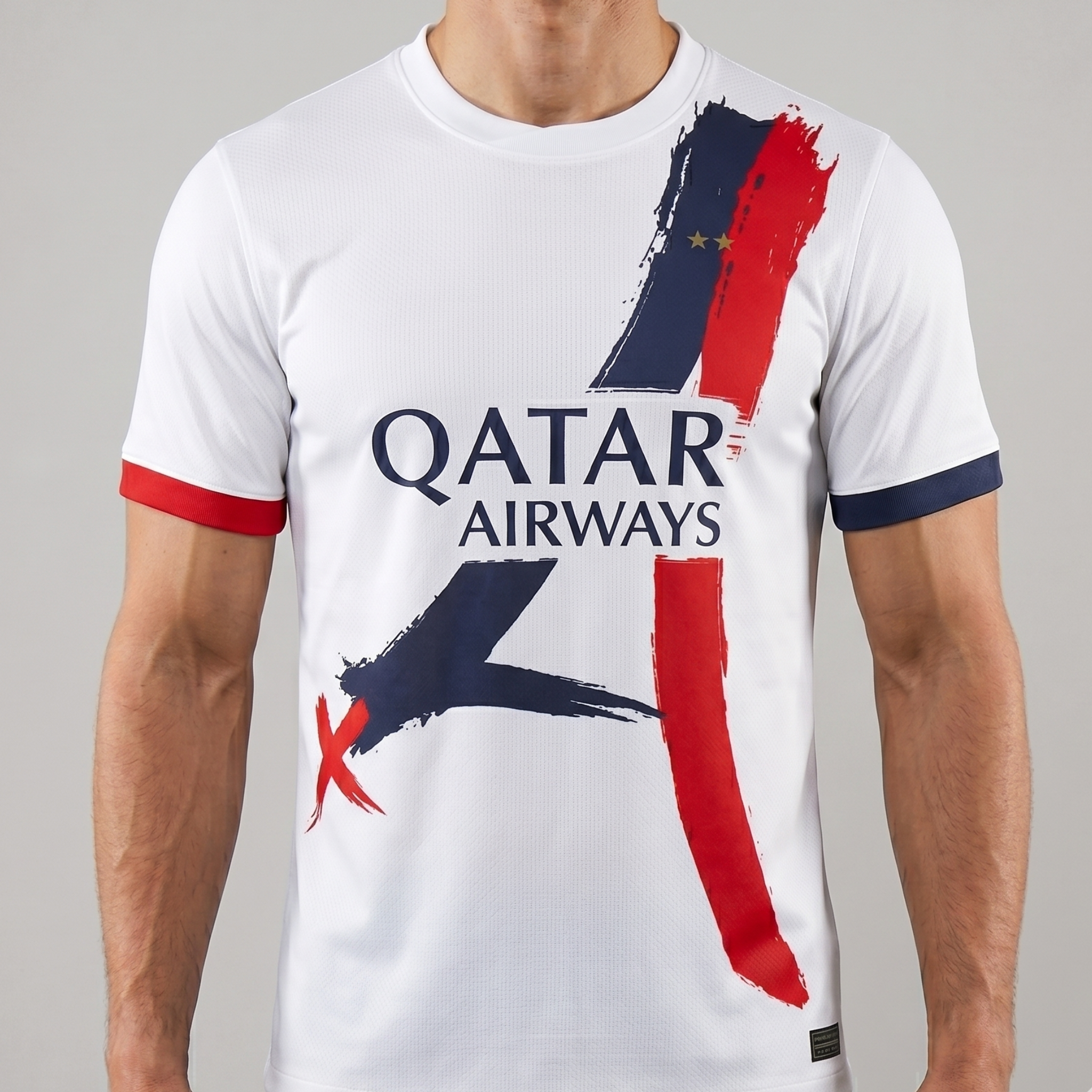 Maillot Extérieur Paris Concept — Édition Brush 2 Étoiles (Flocage Backtoback26)