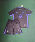 Ensemble Barcelone 2026 pré match bleu-noir