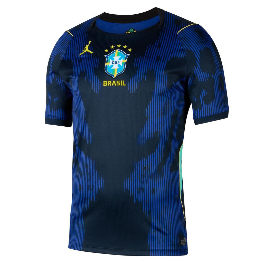 Brésil – Maillot CDM 2026 25/26 – Bleu & Noir