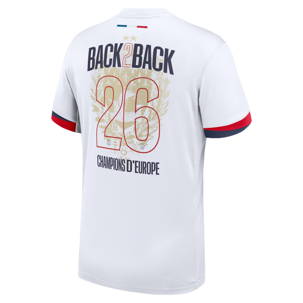 Maillot Extérieur Paris Concept — Édition Brush 2 Étoiles (Flocage Backtoback26)