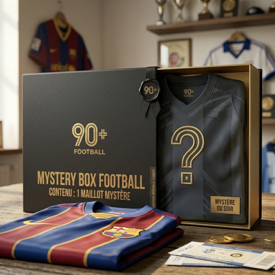 La Mystery Box 90+ : Le frisson de l'inattendu ! (PAS DE FLOCAGE)