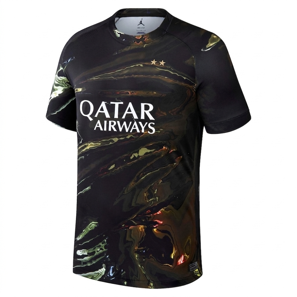 Maillot Third Paris Concept — Édition Liquid Gold 2 Étoiles (Flocage Backtoback26)